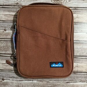 Kavu Brown Bag‎ with Blue Accent